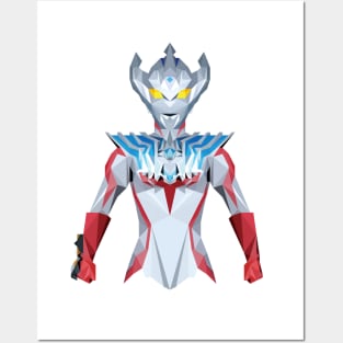 Ultraman Taiga (Low Poly Style) Posters and Art